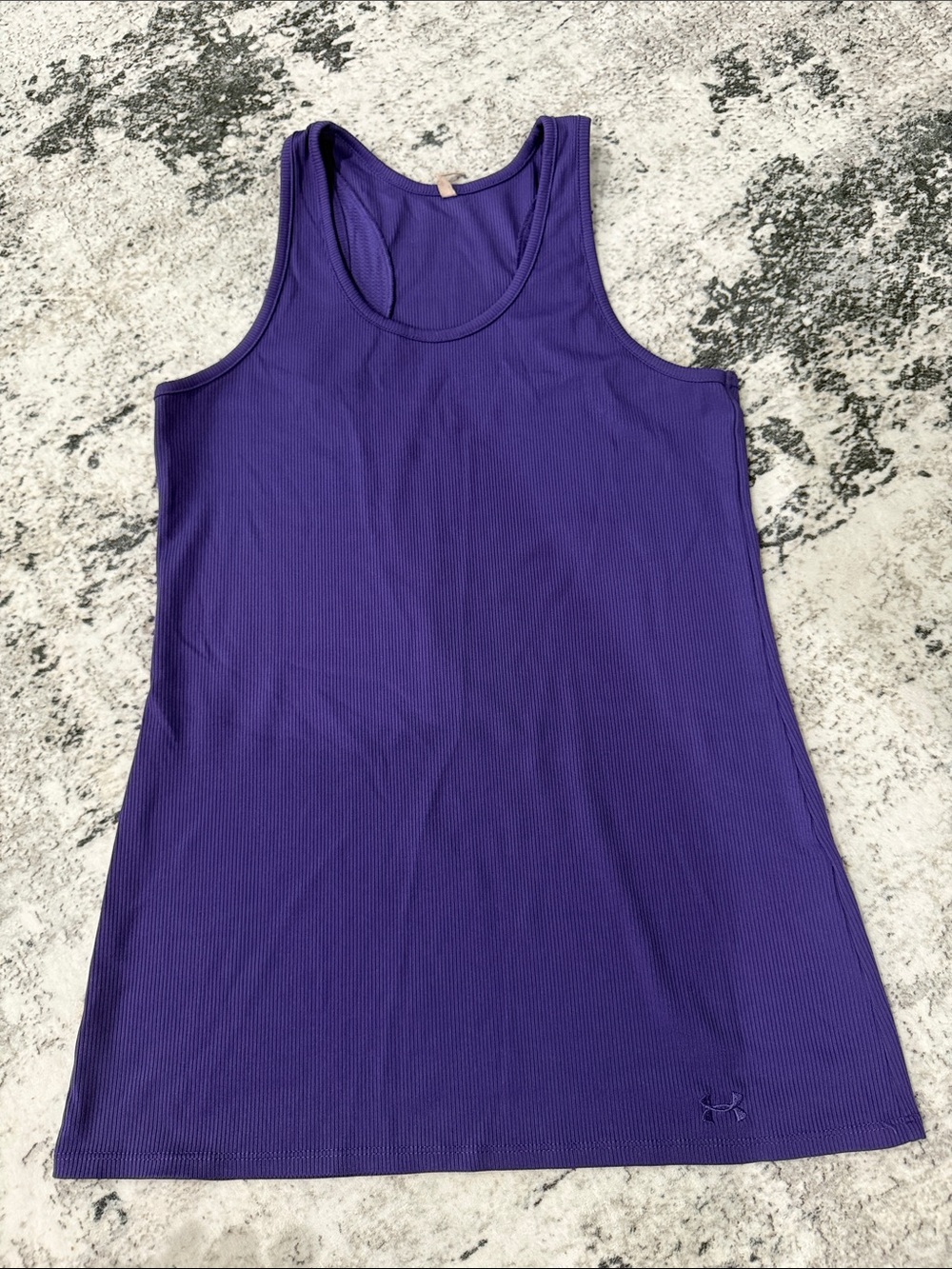 Under Armour Purple Ribbed Racerback Tank